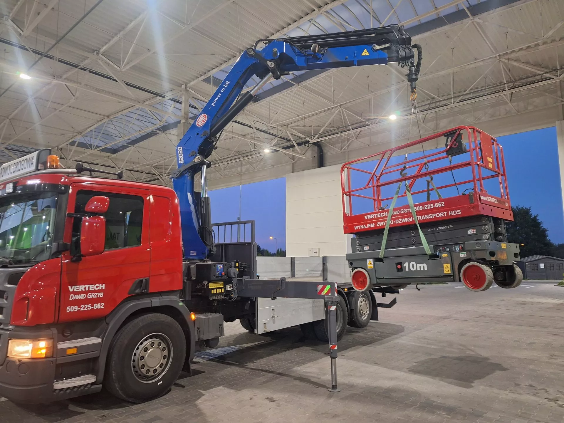 Transport HDS Radom i okolice, VERTECH